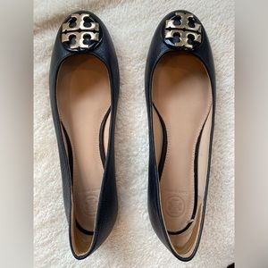 Tory Burch Claire Ballet Flat Tumbled Leather
